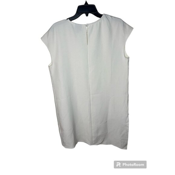 Worthington Womens  Dress Blouse color cream polar bear regular price $44 Size M - Picture 4 of 6